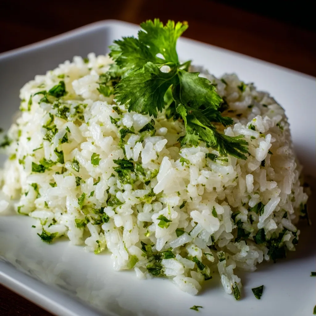 Zesty Cilantro Lime Rice with Fresh Ingredients