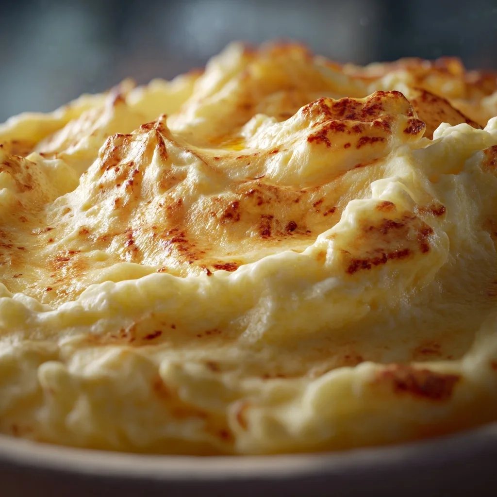 Creamy Mashed Potatoes with Garlic and Chives